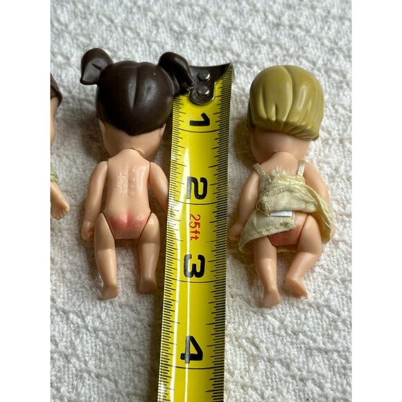 Quints MGA Miniature Baby Doll Set Outfits Two boys Three girls 3" - Picture 4 of 7